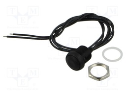 Switch: push-button; Pos: 2; SPST-NO; 0.2A/48VDC; OFF-(ON); IP67