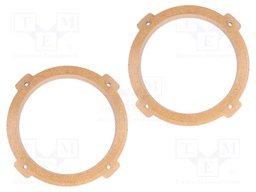 Spacer ring; MDF; 165mm; Hyundai; impregnated,varnished