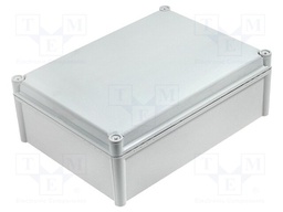 Enclosure: multipurpose; X: 278mm; Y: 378mm; Z: 130mm; SOLID; grey