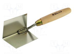 Trowel; angular; W: 60mm; stainless steel; Size: 90mm