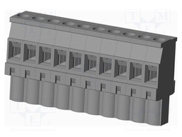 Connector: pluggable terminal block; plug; female; angled 90°