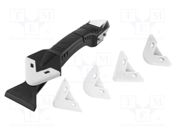 Putty knife; for silicones; Kit: scraper; 6pcs.