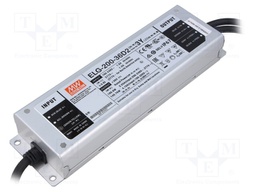 Power supply: switched-mode; LED; 199.8W; 36VDC; 5.55A; 100÷305VAC
