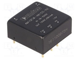 Converter: DC/DC; 10W; Uin: 18÷75V; 15VDC; Iout: 0.66A; 1"x1"; 15g