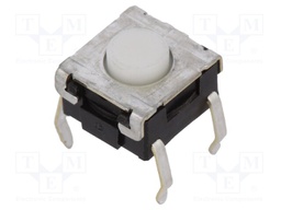 Microswitch TACT; SPST-NO; Pos: 2; 0.05A/24VDC; THT; none; 1.57N