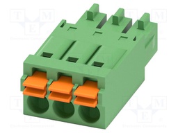PCB connector, nominal cross section: 1.5 mm?, color: green,
