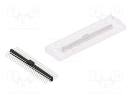 Connector: pin strips; pin header; male; PIN: 54; 2.54mm; SMT; 2x27