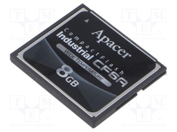 Memory card; industrial; CF,MLC; R: 115MB/s; W: 75MB/s; 8GB
