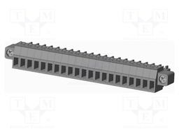 Connector: pluggable terminal block; plug; female; straight; grey