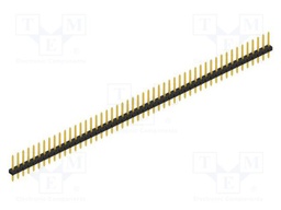 Connector: pin strips; pin header; male; PIN: 50; 2mm; THT; 1x50