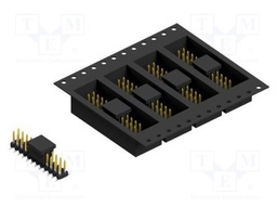 Connector: pin strips; pin header; male; PIN: 24; 2mm; SMT; 2x12