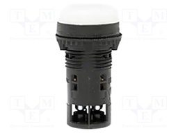 Control lamp; ELPI; Illumin: LED; Ø22.5mm; IP65; white; Kind: flat