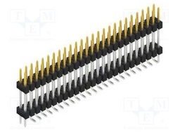 Connector: pin strips; pin header; male; PIN: 50; 2.54mm; SMT; 2x25