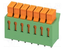 PCB terminal block, nominal current: 5 A, rated voltage (III