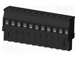 Connector: pluggable terminal block; plug; female; angled 90°
