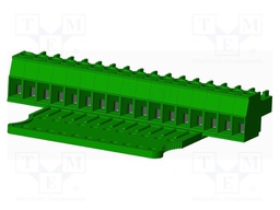 Connector: pluggable terminal block; plug; female; straight; 300V
