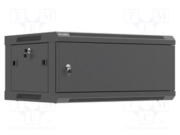 Enclosure: rack cabinet; Standard: 19"; 4U; black; Z: 450mm; X: 600mm