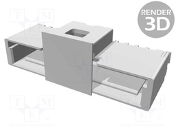 Socket; wire-board; male; Pico-Clasp; 1mm; PIN: 13; SMT; 50V; 1A