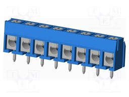 Connector: PCB terminal block; terminal; Plating: tinned; on PCBs