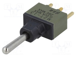 Switch: toggle; Pos: 3; SPDT; ON-OFF-ON; 6A/125VAC; -30÷85°C; 12.7mm