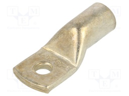 Tip: ring tube; M6; 50mm2; crimped; for cable; tinned; copper; 6.4mm