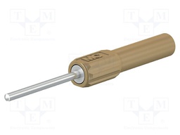 Probe tip; 19A; brown; Tip diameter: 2mm; Socket size: 4mm