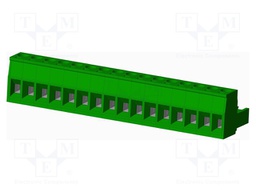 Connector: pluggable terminal block; plug; female; straight; 12A