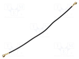Cable: coaxial; U.FL,both sides; female; angled 90°; female; 0.1m