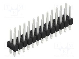 Connector: pin strips; pin header; male; PIN: 26; 2.54mm; THT; 2x13