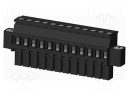 Connector: pluggable terminal block; plug; female; angled 90°