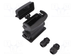 Enclosure: for rectangular connectors; Han Eco B; size 16B; M25