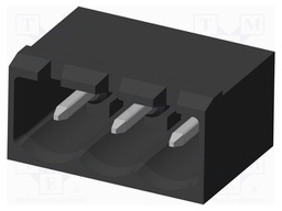 Connector: pluggable terminal block; socket; male; on PCBs