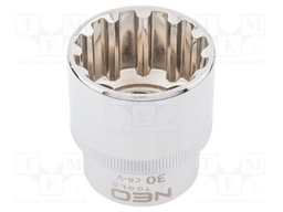 Socket; socket spanner,spline (12-angles); 30mm; 1/2"