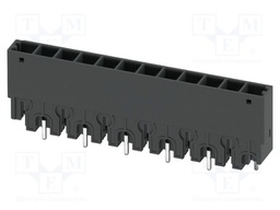 PCB headers, nominal cross section: 4 mm2, color: black, nom