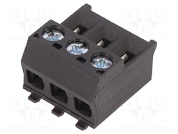 Pluggable terminal block; 5mm; ways: 3; angled 90°; plug; female
