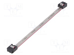 Ribbon cable with IDC connectors; 6x28AWG; Cable ph: 1.27mm