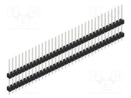 Connector: pin strips; pin header; male; PIN: 35; 2.54mm; THT; 1x35