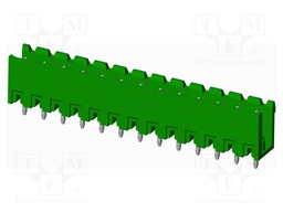 Connector: pluggable terminal block; socket; male; straight; THT