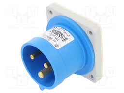 Connector: AC supply 3-phase; socket; male; 32A; 230VAC; IEC 60309