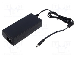 Power supply: switched-mode; 12VDC; 7.5A; Out: 5,5/2,5; 90W; 88%