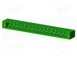 Connector: pluggable terminal block; socket; male; angled 90°