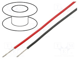 Wire; TLY; stranded; Cu; 0.35mm2; green; PVC; 150V; 500m; Class: 5