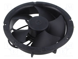 Fan: EC; axial; 230VAC; Ø250x77.4mm; 744m3/h; 53.4dBA; ball; 2100rpm