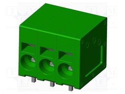 Connector: PCB terminal block; terminal; Plating: tinned; on PCBs