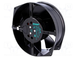 Fan: AC; axial; 230VAC; Ø150x55mm; 350m3/h; 53dBA; ball bearing