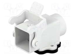 Enclosure: for HDC connectors; size 3A; with latch; straight