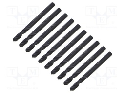 Drill bit; for metal; L: 55mm; high speed steel; short; Ø: 4.1mm