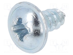 Screw; 4,2x9,5; Head: button; Pozidriv; steel; zinc; Size: PZ2