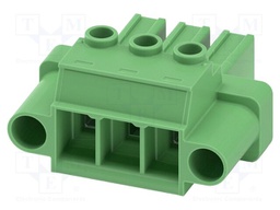 PCB connector, nominal cross section: 6 mm?, color: green, n