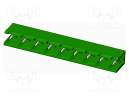 Connector: pluggable terminal block; socket; male; angled 90°